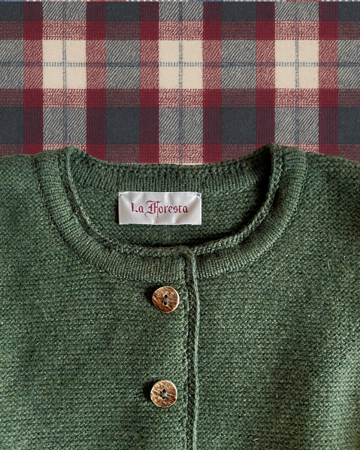 Margarita Knit Janker in green melange