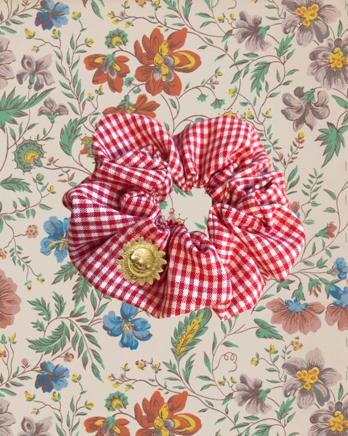 Appenzella Scrunchie Red Vichy