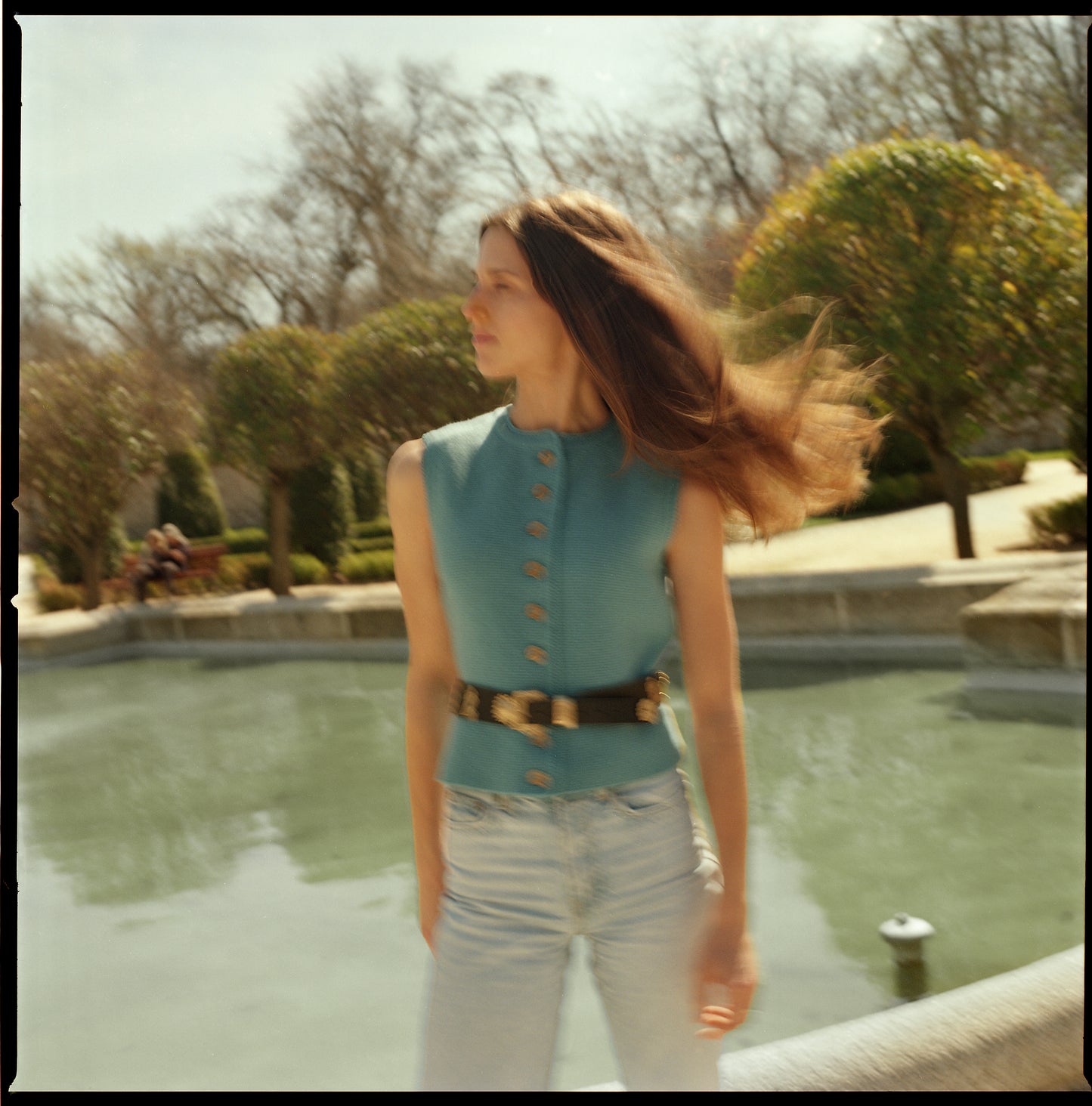 Augustina Vest Turquoise