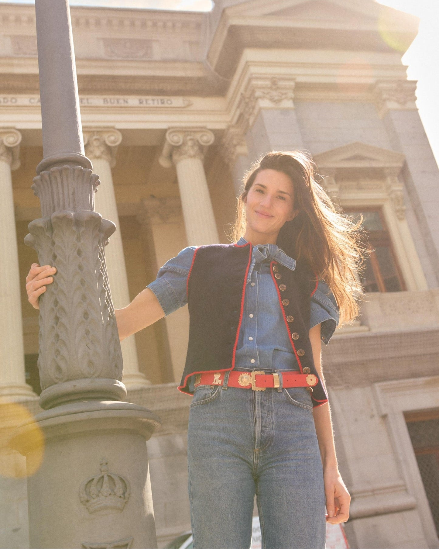 Augustina Vest in Navy