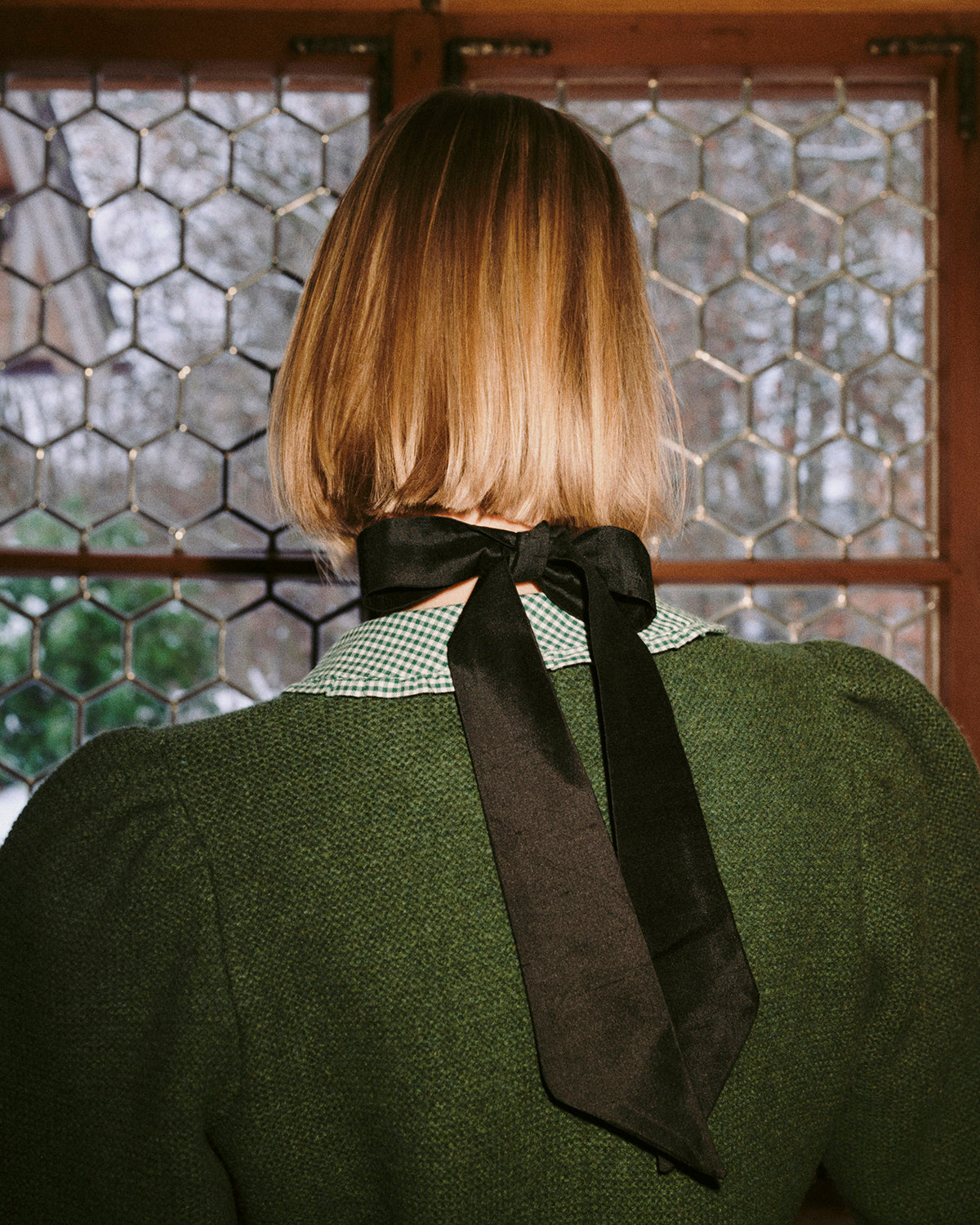 Margarita Knit Janker in green melange