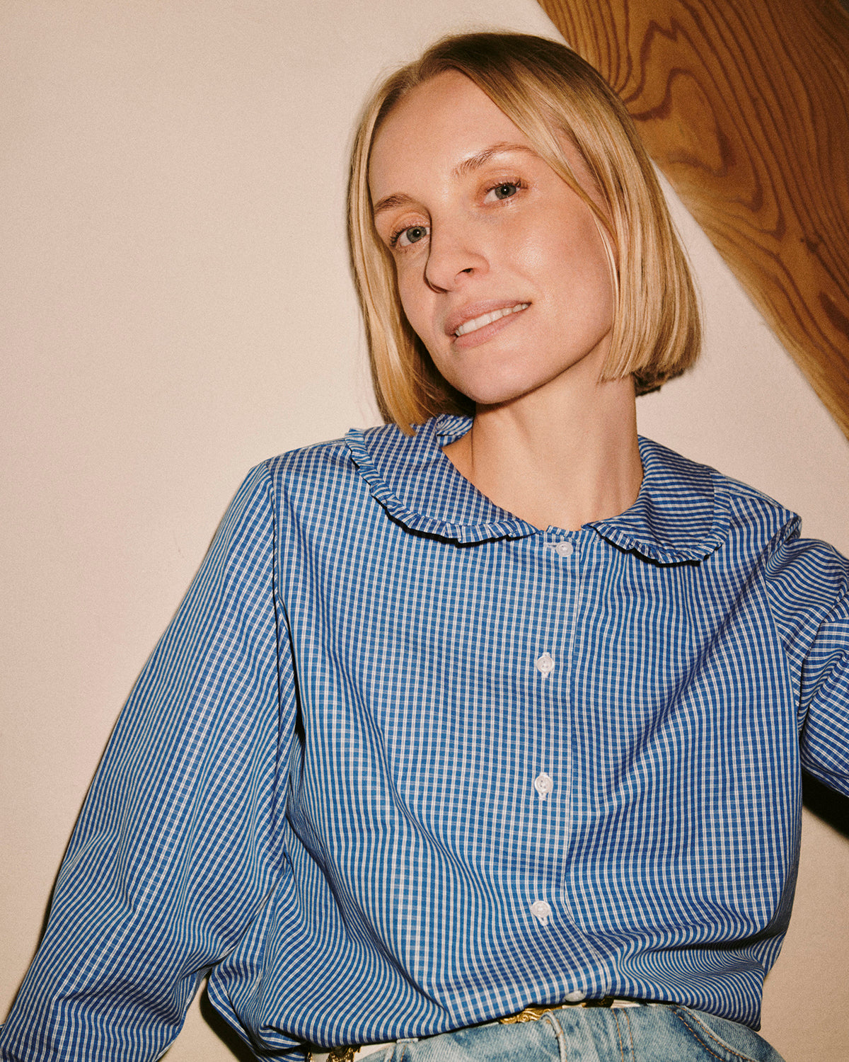 Theresia Blouse in blue