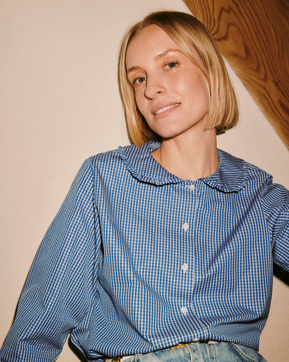 Theresia Blouse in blue