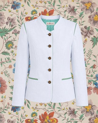 Sissi Joppe in Blue Linen