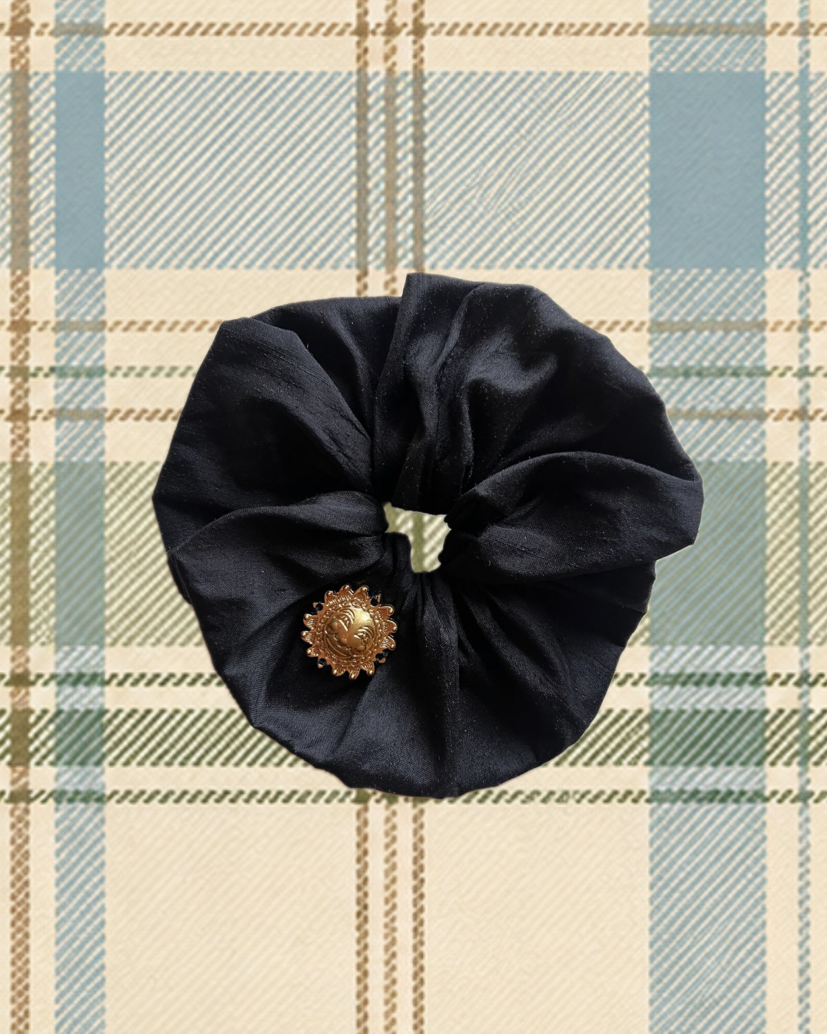 Appenzella Scrunchie Black Silk