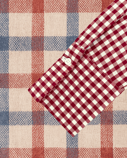 Theresia Blouse in red vichy