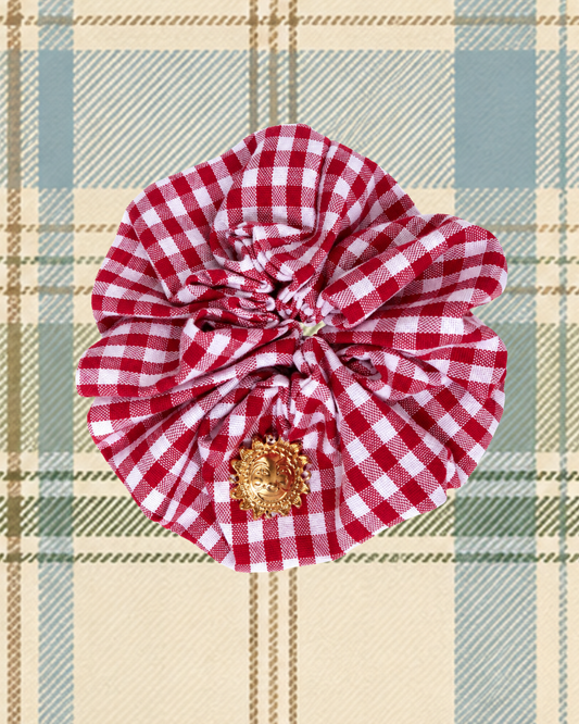 Appenzella Scrunchie Red Vichy