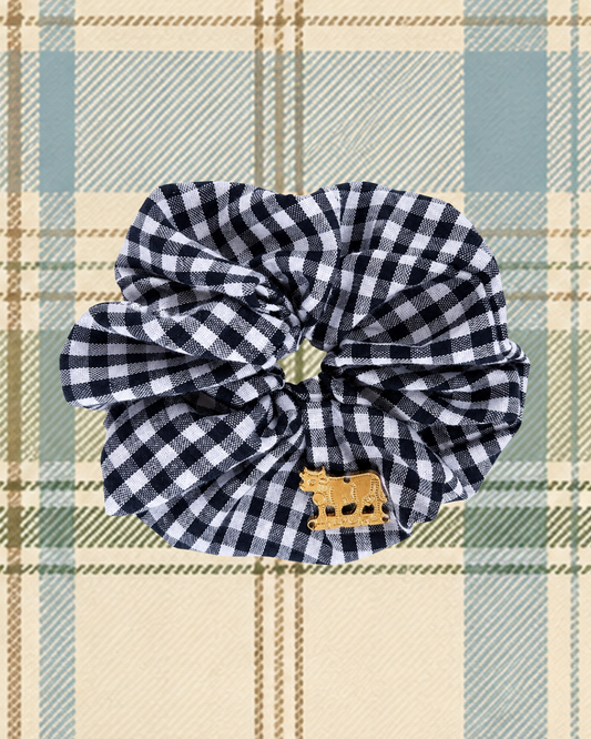 Appenzella Scrunchie Black/White Vichy