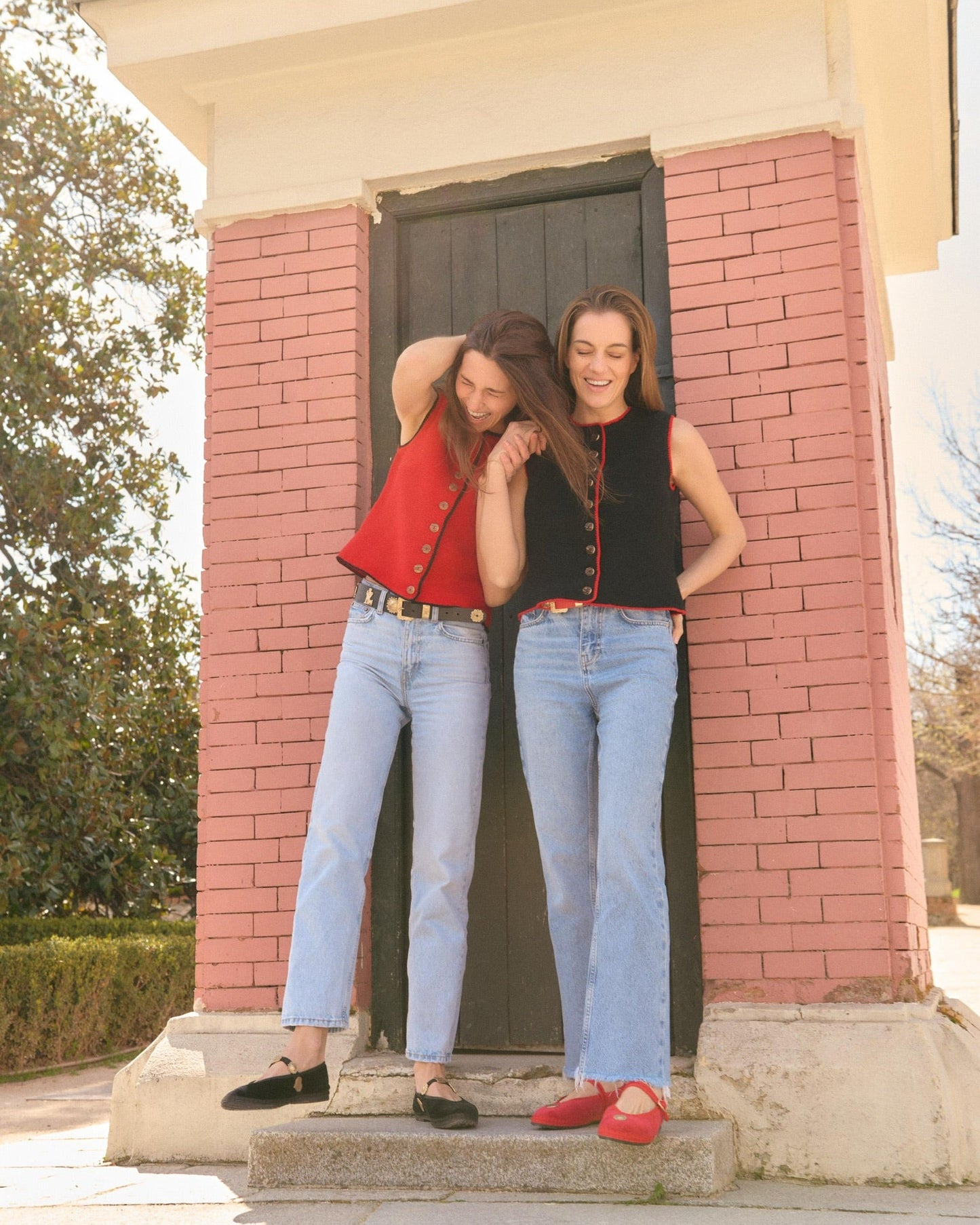 Augustina Vest in Red