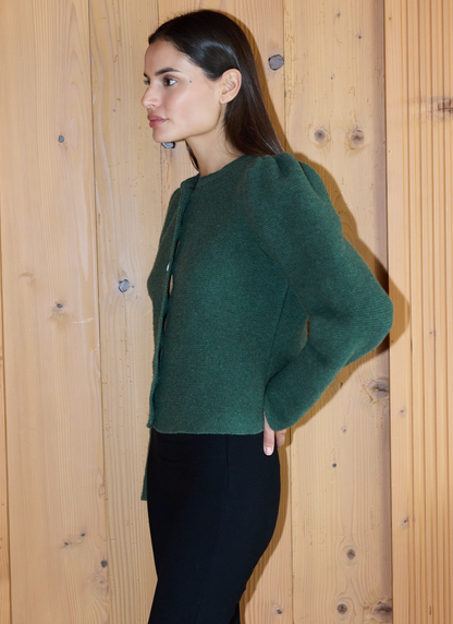 Margarita Knit Janker in green melange