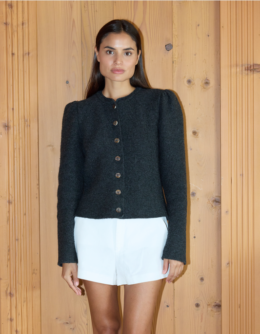 Margarita Knit Janker in grey melange