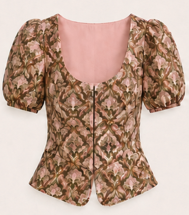 Penelope Top Peacock